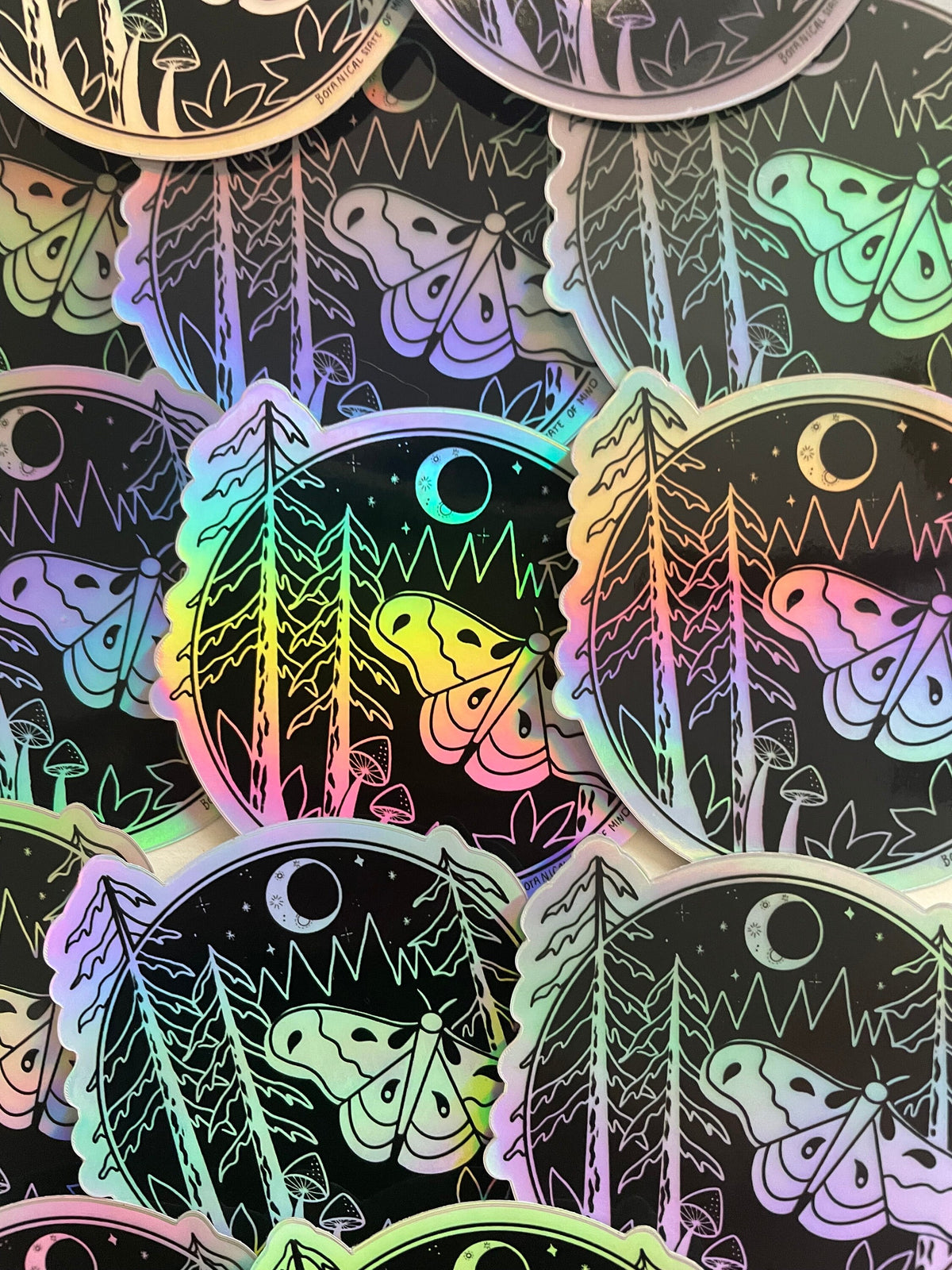 Redwood + Moth Sticker