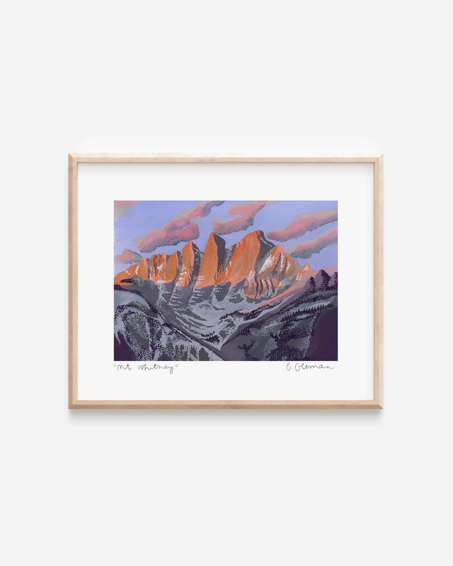 Mt. Whitney Art Print
