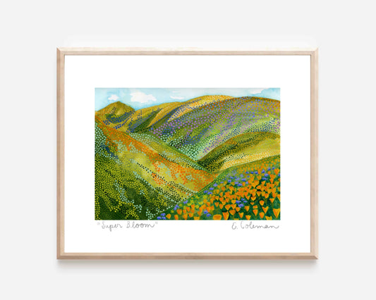 Super Bloom Art Print