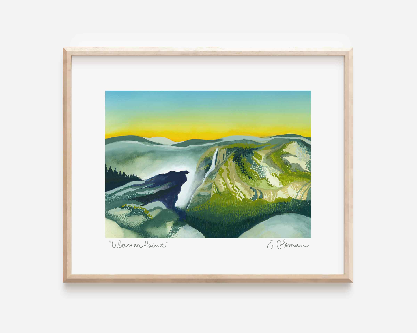 Glacier Point Yosemite Print