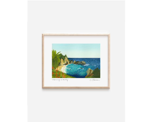 McWay in the Morning Big Sur Print