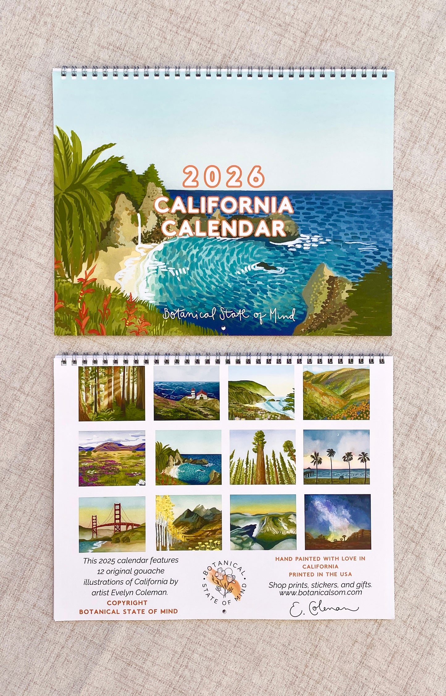 2026 California Calendar