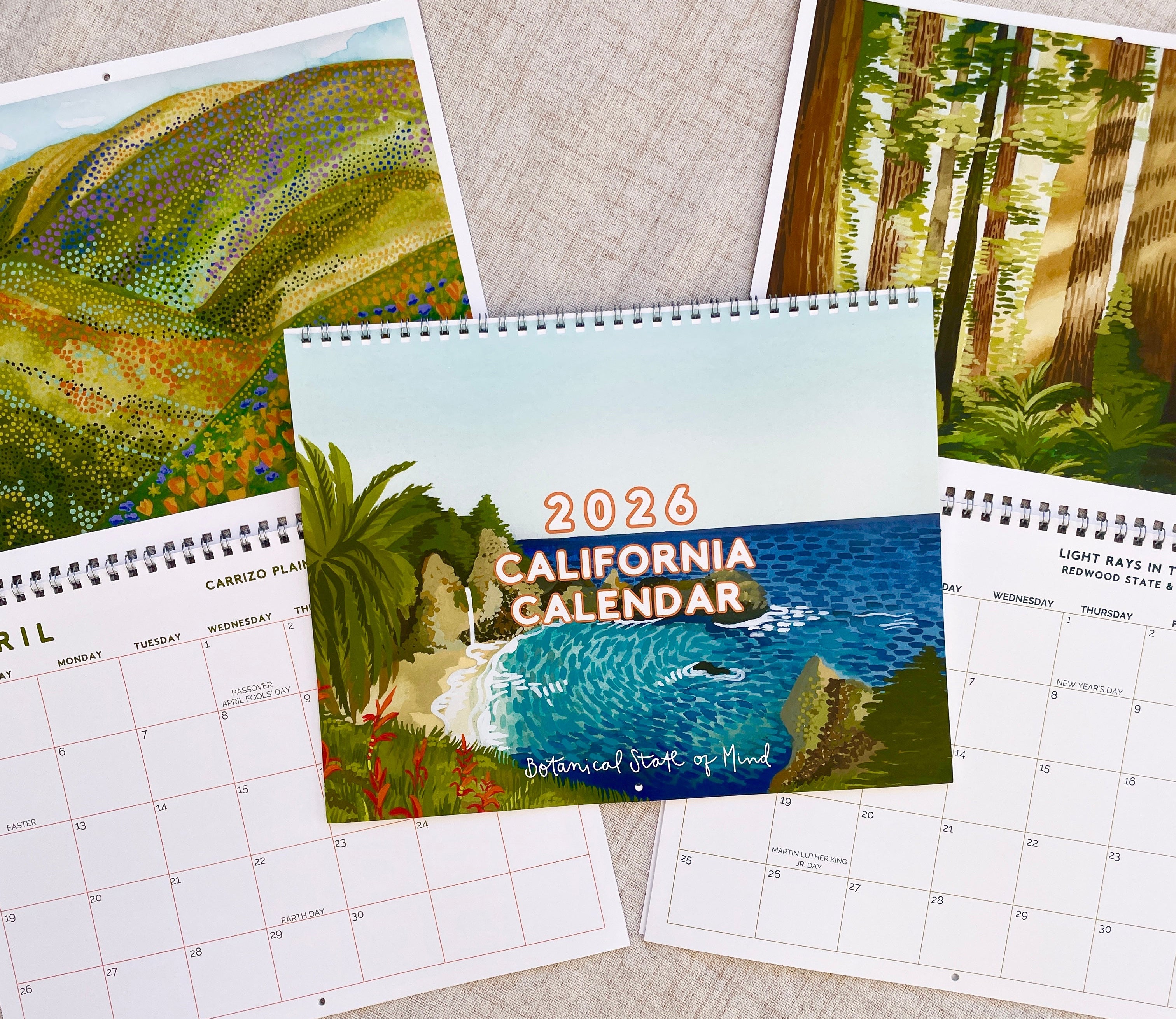 NICOLS ’86 CALIFORNIA カレンダー 写真集 y179 2026 California Calendar – Botanical State of Mind