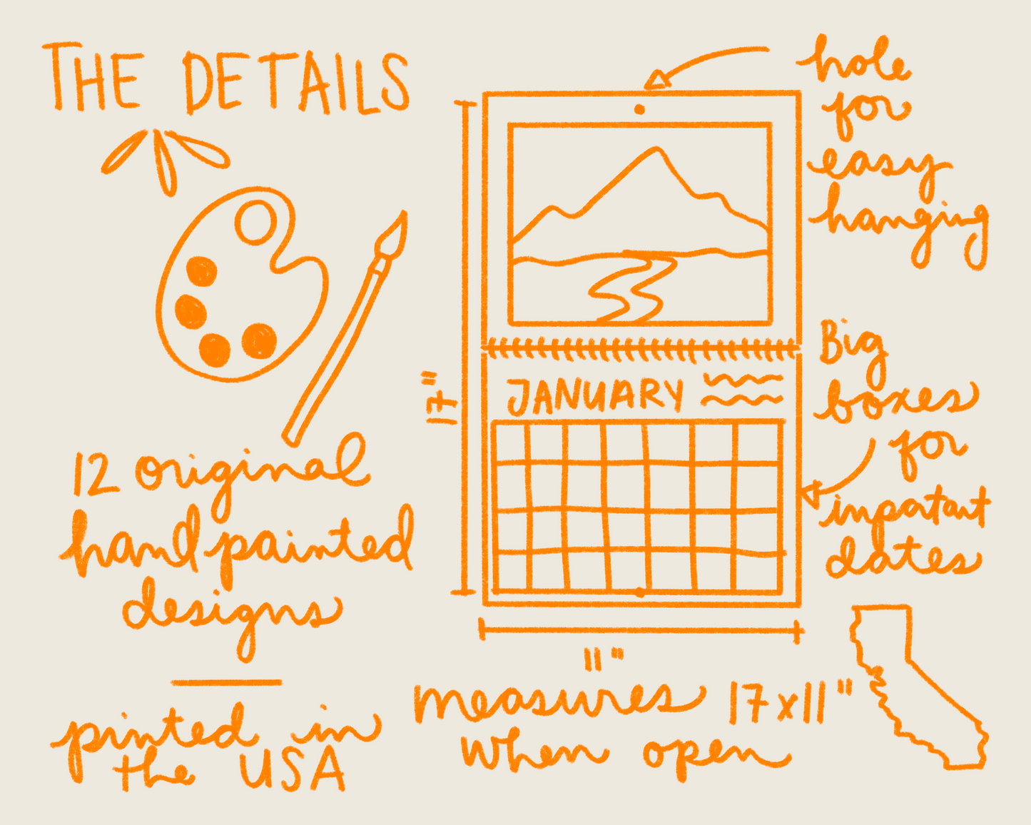 2026 California Calendar