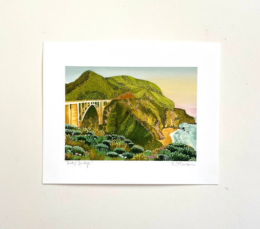 Big Sur Bixby Bridge Art Print